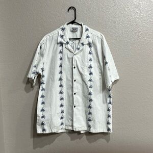 Pacific Legend Classic Hawaiian Palm Trees Men's Tropical Shirt XLarge